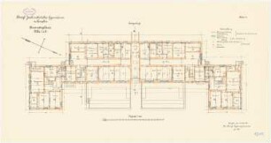 Joachimsthalsches Gymnasium, Templin: Schülerwohngebäude Villa I und II: Grundriss Erdgeschoss 1:100