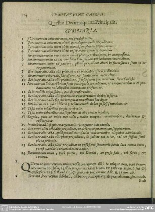 Quaestio Decima quarta Principalis