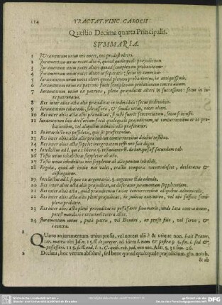 Quaestio Decima quarta Principalis