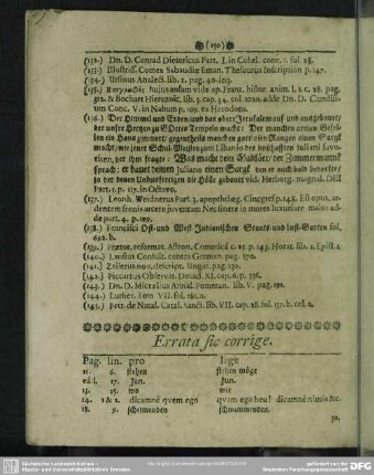 Errata sic corrige