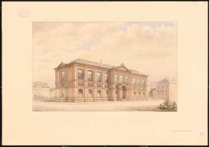 Stadtbibliothek, Bremen: Perspektivische Ansicht