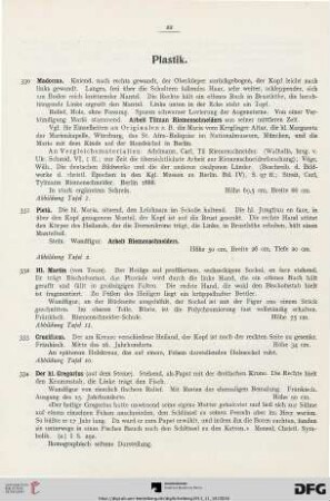Plastik (Nr. 330-338)