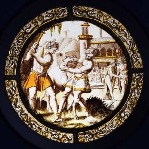 Rundscheibe mit Feier der Rückkehr des verlorenen Sohnes