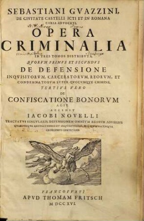 Opera criminalia
