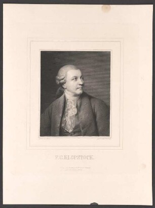 Porträt Friedrich Gottlieb Klopstock (1724-1803)