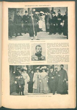Onomástico del Zar Nicolas II