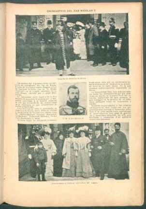 Onomástico del Zar Nicolas II