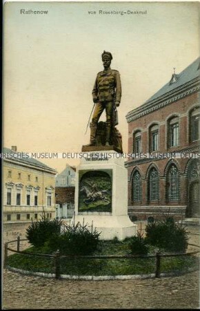 Das Denkmal für General Heinrich von Rosenberg in Rathenow
