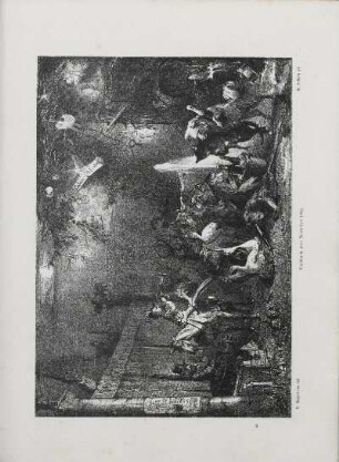 Tischkarte zum Winterfest 1865