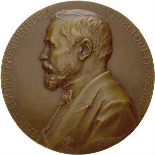 Medaille auf Emile Loubet