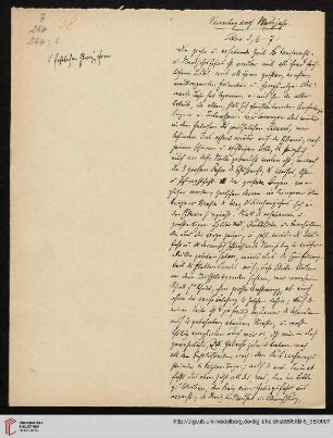 Heid. Hs. 3895 II B - 5,38: Nachlass Heinrich Bassermann, Sonn- und Feiertagspredigten: Predigt zu Tit 3, 4-7