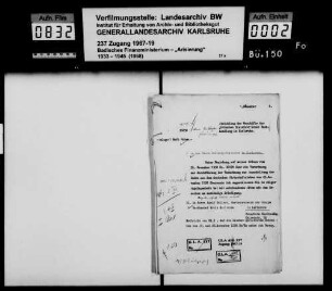 Bielefeld'sche Buchhandlung Karlsruhe Abwicklung -Fragment-
