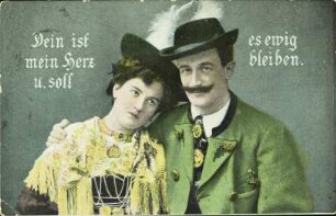 Dein ist mein Herz u. soll es ewig bleiben.