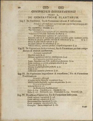 Conspectus Dissertationis.
