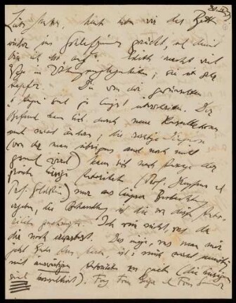 Brief von Franz Rosenzweig an Adele Rosenzweig