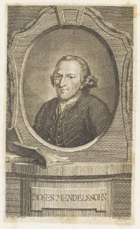 Bildnis des Moses Mendelssohn