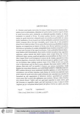 Lectio XLII