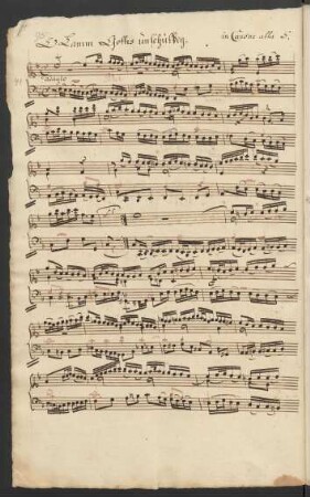 O Lamm Gottes unschuldig; org; F-Dur; BWV 618