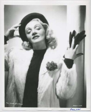 Marlene Dietrich (Los Angeles, 1937) (Archivtitel)
