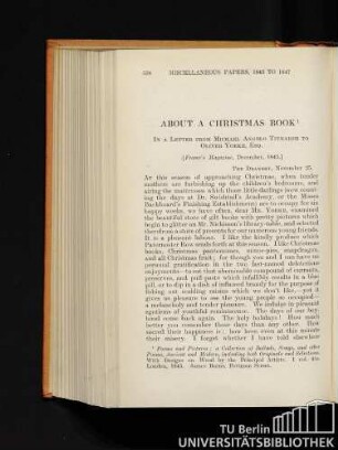 About a christmas book