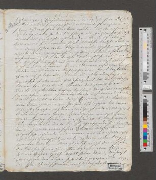 Brief an Pauline Bassenge