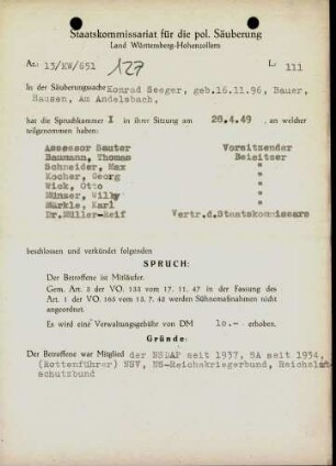 Seeger, Konrad