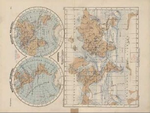 Erdkarte in Mercator's Projection