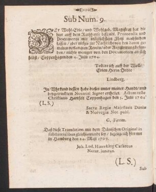 Sub. Num. 9.