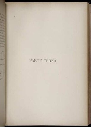 Parte Terza.