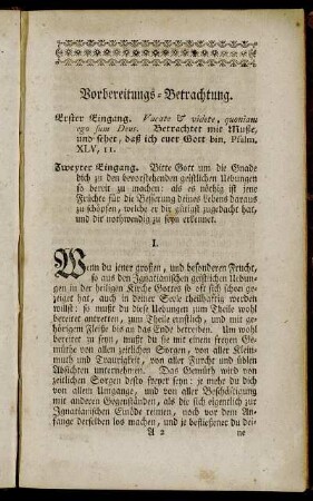 Vorbereitungs-Betrachtung.