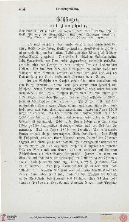 Gößlingen: mit Jungholz