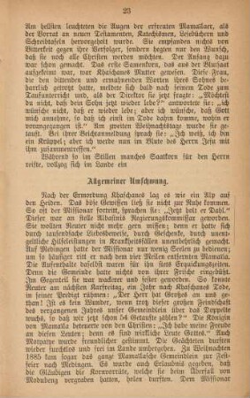 Allgemeiner Umschwung
