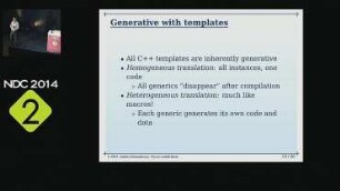 Generic and Generative Programming in C++