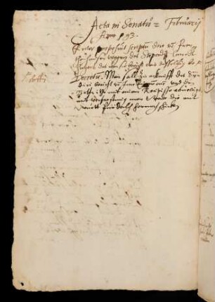 Winterhalbjahr 1592/93. Rektorat Johann Hochmann