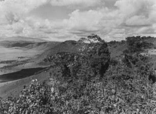 Der Ngorongoro-Krater : Östlicher Rand des Einbruchkraters Ngorongoro
