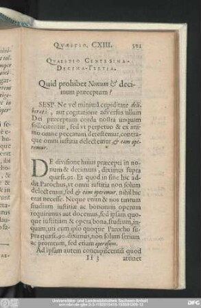 Quaestio Centesima-Decima-Tertia. Quid prohibet Nonum & decimum praeceptum?