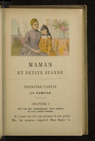 Première partie La famille