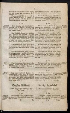 Sechster Abschnitt. Vom bürgerlichen Gewerbe der Soldaten.