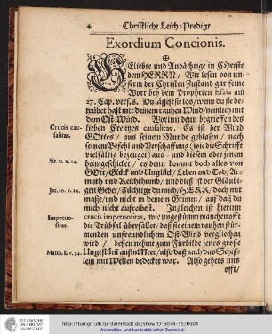 Exordium Concionis.