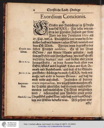 Exordium Concionis.