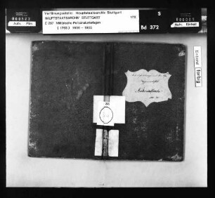 Nationalbuch des 1. Infanterie-Regiments: Regimentsstab