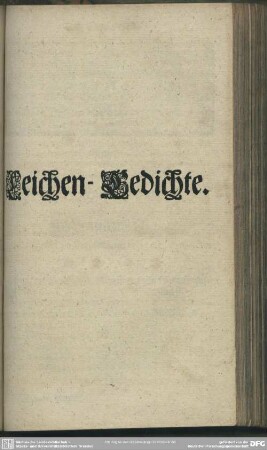 Leichen-Gedichte