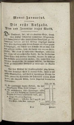 Monat Januarius