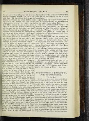 ¬Die¬ Personifikation in Kulturgeschichte, Poesie und Volksunterricht