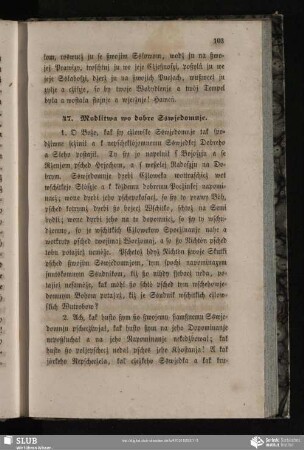 47. Modlitwa wo dobre Sswjedomnje