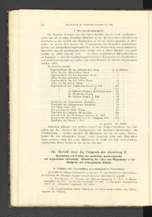 a. Prüfung und Beschaffung meteorologischer Instrumente.