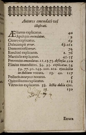 Autores emendati vel illustrati.