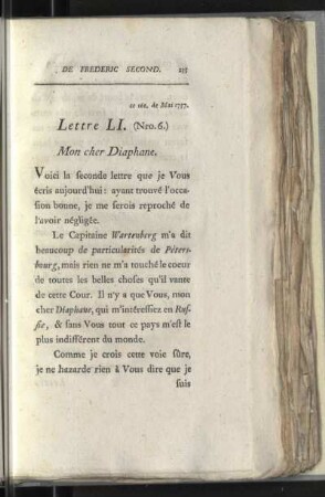 Lettre LI.