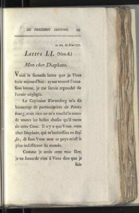 Lettre LI.