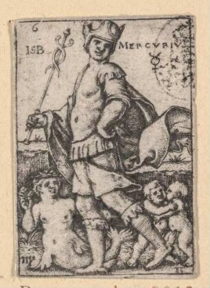 Merkur, aus der Folge: Die sieben Planeten mit den Bildern des Tierkreises